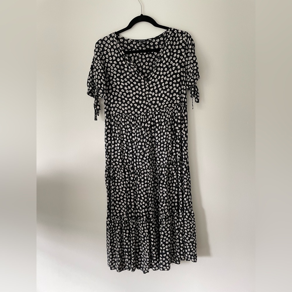 Madewell Floral Tiered Maxi Dress